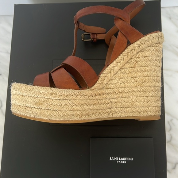 Saint Laurent Tribute wedges 7 - Picture 9 of 16